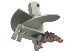 Бур лопастной Б2-010101 диаметром 250-850 мм. Буровое оборудование - бур лопастной Б2-010101