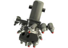 Бур конусный Б2-020307 диаметром 250-500 мм. Буровое оборудование - бур конусный Б2-020307 для буровой машины серии ББУ, ПБУ, ЛБУ