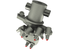 Бур конусный Б2-020311 диаметром 300-800 мм. Изображение бура конусного Б2-020311 для буровой машины серии МРК